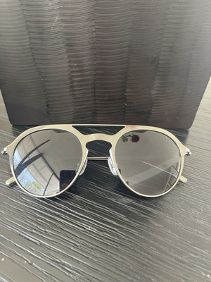 Sama Eye Wear Sunglasses Model 1999 in Antique Silver Color