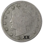 1 Liberty Head V Nickel 5 Cent Coin 1883-1913 Random Date US Mint [Circulated]