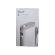 Nelko P21 Portable Label Maker Bluetooth Wireless Handheld Printer White + Tape