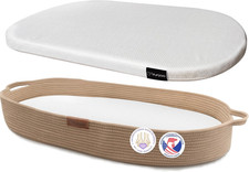 Cesta Fasciatoio per Neonato Con Materassino Impermeabile Fasciatoio Portatile N
