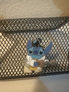 Disney Elvis Stitch Playing Guitar Pin Stitch Elvis Presley Official Pin Trading