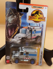 2022 Matchbox Jurassic World Mobile Veterinary Truck Scrambulance Medic 4x4