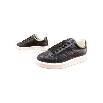 Lauren Ralph Lauren ANGELINE IV Sneaker Schwarz Damen Sport Schuhe Leder Gr.39