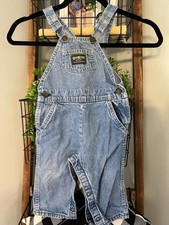 Vtg Oshkosh Overalls Vestbak 18 Months Jean USA