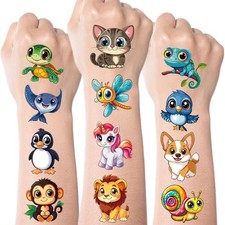 JCFIRE Larger Temporary Tattoos For Kids Stocking Stuffers, 102 Styles Mixed ...