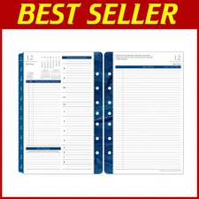 Monticello Planner Refill | Classic Size 2026 Daily Calendar