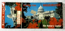 VTG Post Card Album w Mini Views Book Greetings From Washington D.C.