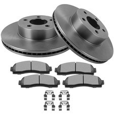 Front Brake Rotors And Ceramic Pads Fits Ford Explorer Sport Trac 2001-2005 4wd