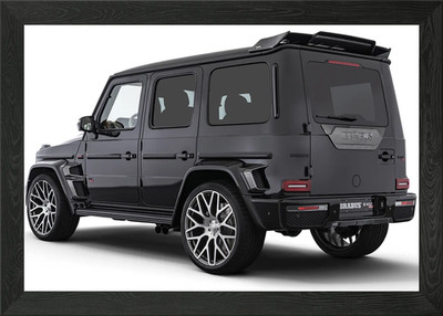 2019 Brabus G V12 900 SUV Gerahmtes Wandbild Poster Leinwanddruck Bild