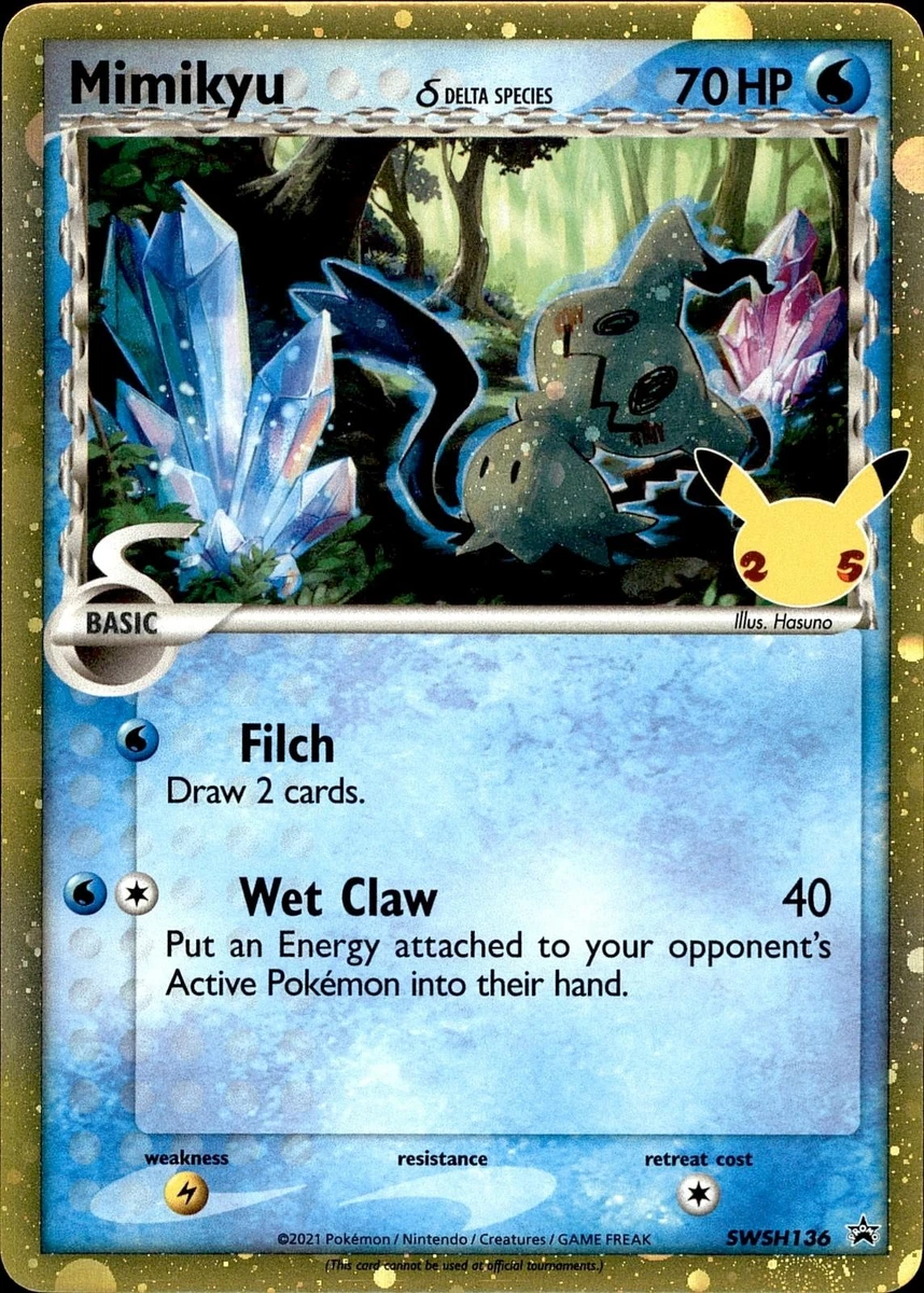 Mimikyu SWSH136 SWSH: Sword & Shield Promo Cards for sale | eBay