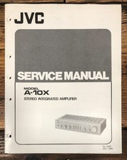 JVC A-10X Amplifier Service Manual Original 