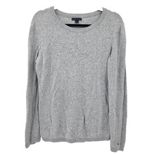 TOMMY HILFIGER Women's S/P US Round Neck Jumper Sweater Lightweight Gray