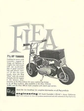 Vintage 1960's Mini-bike Bug Flea 7.5 Yamaha Ad