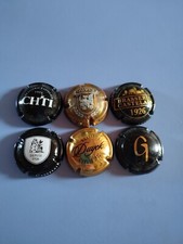 lot de 6 petites capsules de bière