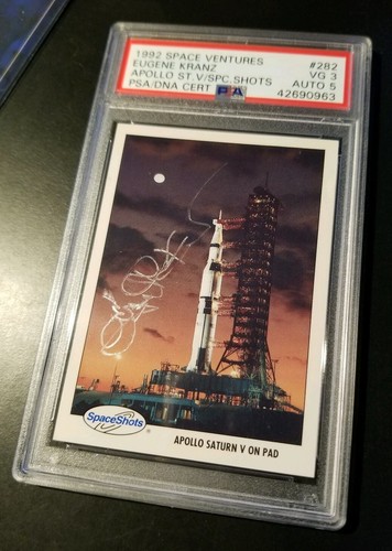 Eugene Krantz Apollo 11 13 Firmato Spazi Autografo PSA/DNA AUTENTICO NASA - Foto 2 di 7