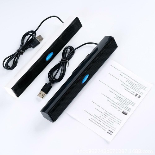 USB Laptop Tragbarer Stereolautsprecher Audio Soundbar für PC Bass R3W4 - Bild 3 von 12