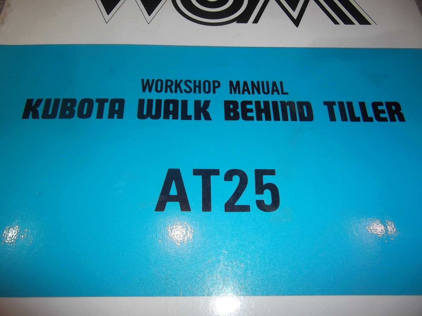 KUBOTA AT25 WALK BEHIND TILLER SERVICE SHOP REPAIR MANUAL eBay