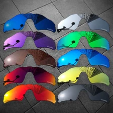 Etched Replacement Lenses Sunglass for-Oakley Radar EV Path 9208 Polarized