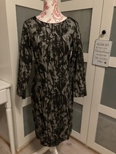 bitte kai rand Kleid  Gr L Schwarz Weiß Gemustert sehr Edel