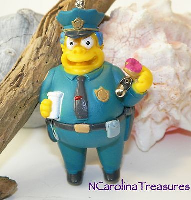 CHIEF WIGGUM FOX TV CHARACTER THE SIMPSONS CEILING FAN LIGHT SWITCH PULL NEW