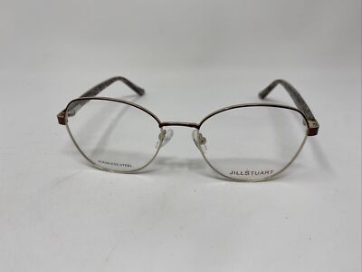 JILL STUART JS 7004-1 BROWN GOLD 52/18/135 FLEX HINGE EYEGLASS FRAME &V50