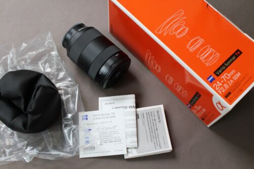 NEW in Box - Sony Alpha Lens, Vario-Sonnar T* 24-70 mm f/2.8 ZA SSM, Zeiss - Picture 1 of 7