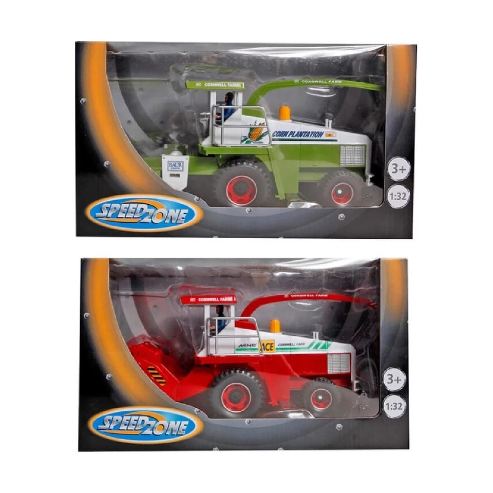 SPEED ZONE Speedzone Maishäcksler 1:32 Mähdrescher Landwirtschaft Bauernhof Spielzeug