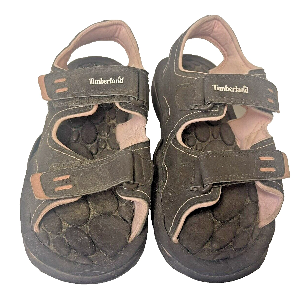 TIMBERLAND UK 5 sandali marroni e rosa