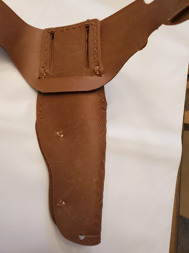 VINTAGE 1970'S DOUBLE COWBOY HOLSTER WITH ORIGINAL BELT - EXCELLENT CONDITION - Picture 11 of 15