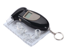 DIGITAL POCKET BREATHALYZER KEYCHAIN alcohol tester breath portable drinking car