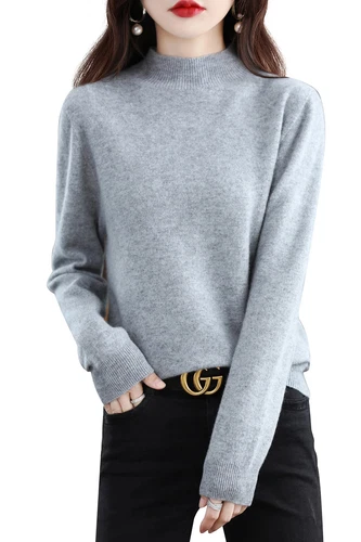 Women Knitted Sweaters Fashion V-Neck Top Sweater Autumn Warm Pullover Soft - Imagen 42 de 46