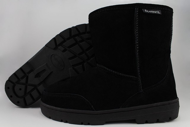 BEARPAW Men's Patriot Snow Boot Black 8 