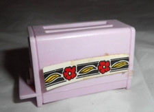 Vintage 90's Barbie Styled Accessory Mini Sized Pink Toaster Nostalgia 1 3/4"
