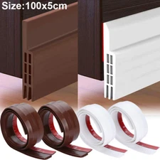 2x Door Draft Stopper Under Door Seal For Exterior Interior Doors Soundproof 39"