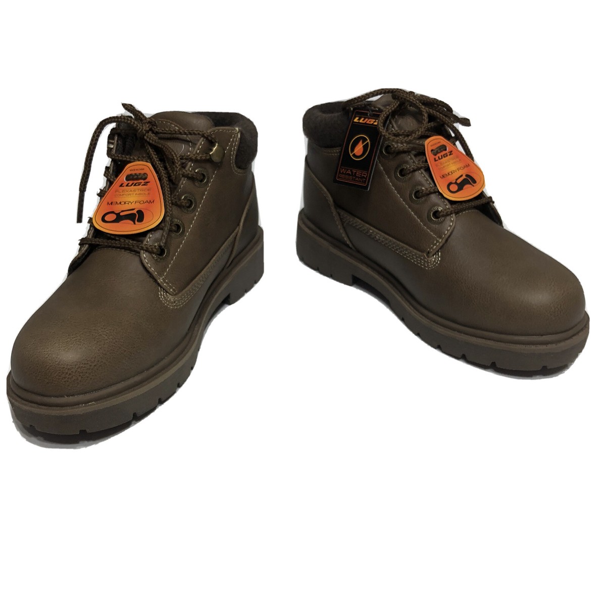Lugz Drifter LX Work Boots 1/2 Shoes Brown Women Comfort Insole  Flexstride