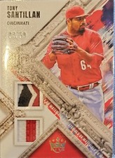 2022 Diamond Kings DK Materials Relic Holo  #DKM-TO Tony Santillan #/50