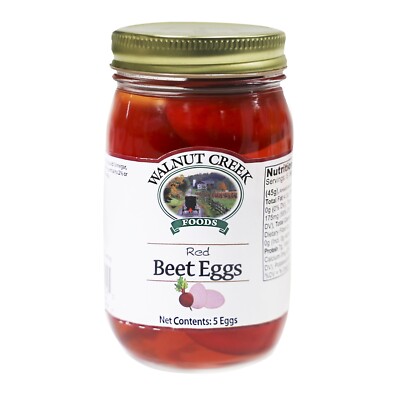 Red Beet Eggs  Pickled 5 eggs