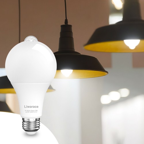 1-4Pack Motion Sensor Light Bulbs 50/90/120/150W LED Sensor Bulbs Auto On/Off US - Picture 53 of 54
