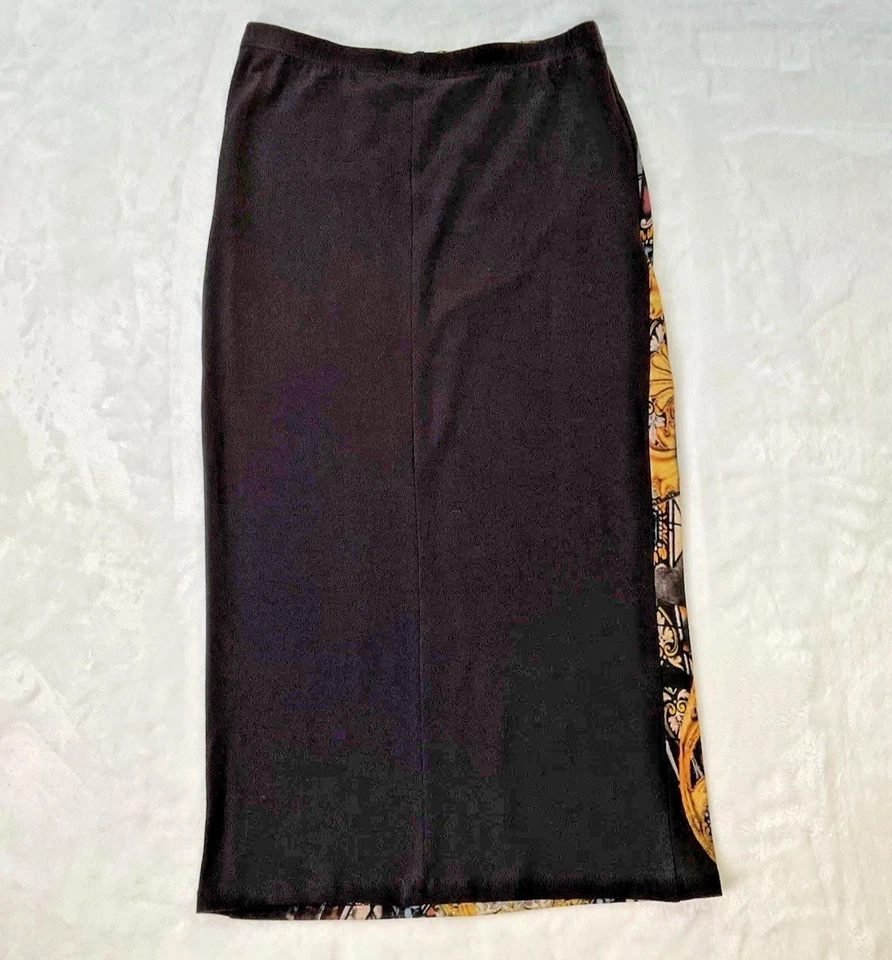 Falda Lápiz Pantera Artística De Colección 5º Grado Mujer Pequeña Elástica Hecha en EE. UU. RARA Foto 2 de 4