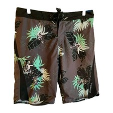 O'Neill Board Shorts SuperFreak Mens 30 See Photos For Wear On Tag Brown