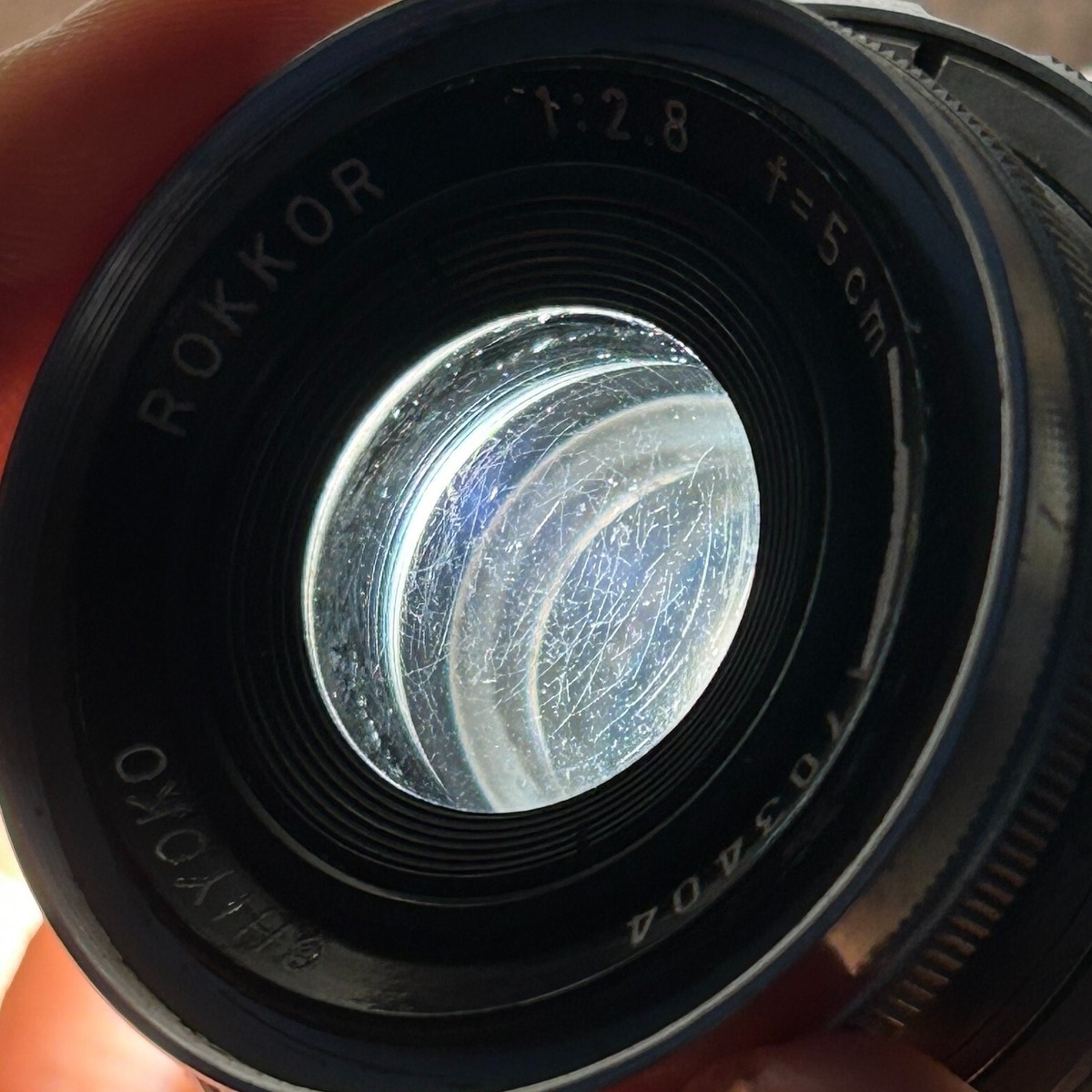 AS IS] Chiyoko Rokkor 5cm F2.8 Lens For Minolta Super A