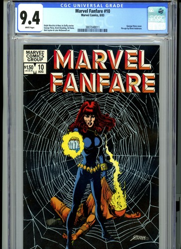 Marvel Fanfare #10 (1983) Marvel CGC 9.4 White Black Widow
