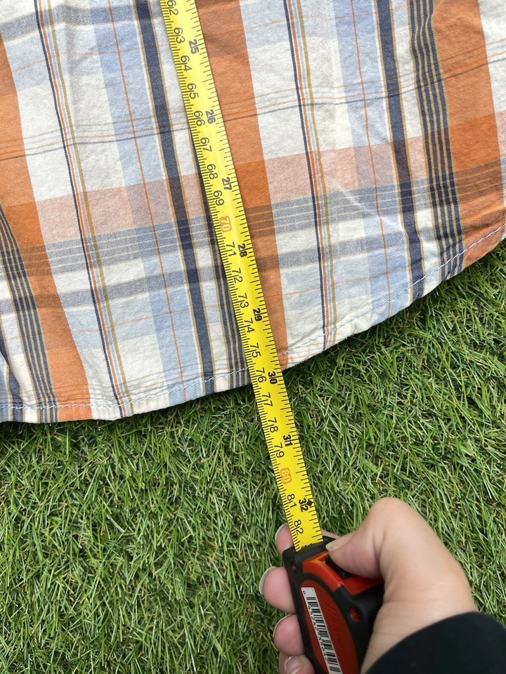 True Religion Shirt Kids 3XL Plaid Flannel Pearl Snap Western Work Mens Large - Image 3 of 4