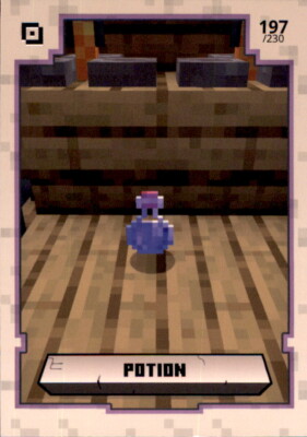 Minecraft Trading Cards 2021 - Nr. 197 Potion Item Basis Karte