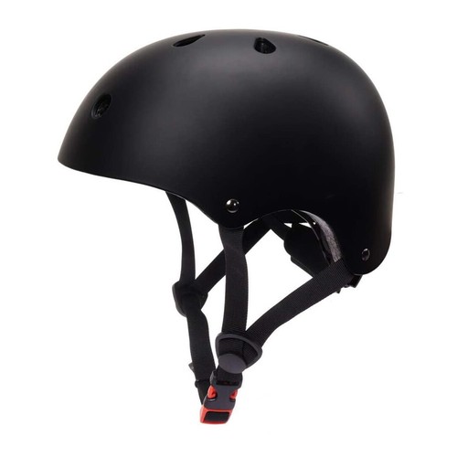 Casco omologato per bici BMX skateboard hip-hop pattini freestyle Unisex -  Nero | eBay