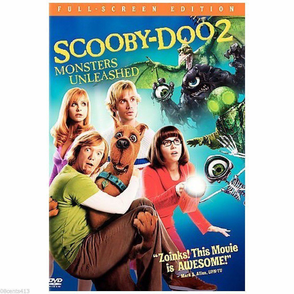 Scooby Doo 2: Monsters Unleashed (DVD, 2004, Full Screen