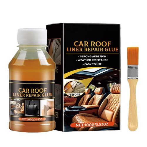 Car Roof Liner Repair Glue 100ml Heavy Headliner Adhesive Fast Dry Glue Liquid