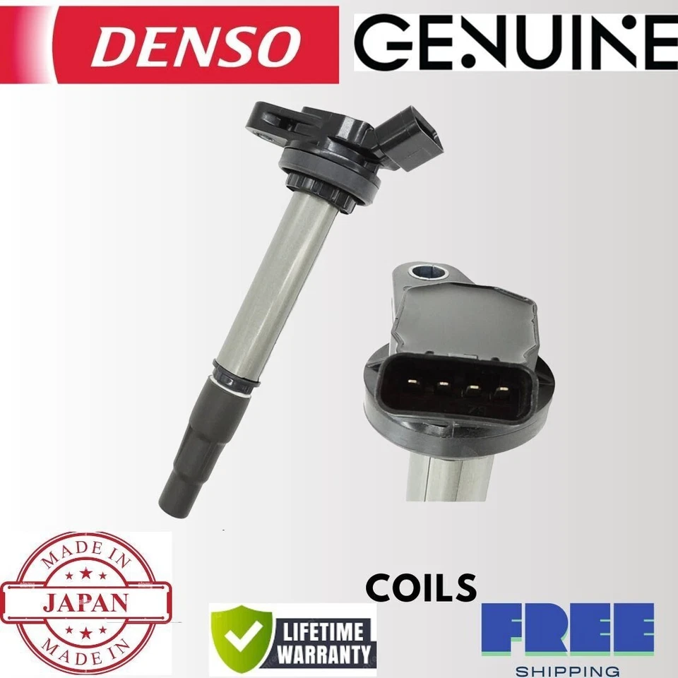 Bobinas de encendido nuevas OEM x4 DENSO para Toyota Prius V 2012-14 1,8 L L L4 #90919-02252 Foto 2 de 4
