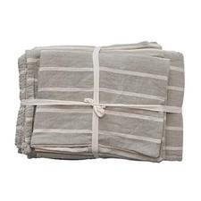 Cotton Double Cloth Bed Cover, 2 Shams, Set of 3 Queen