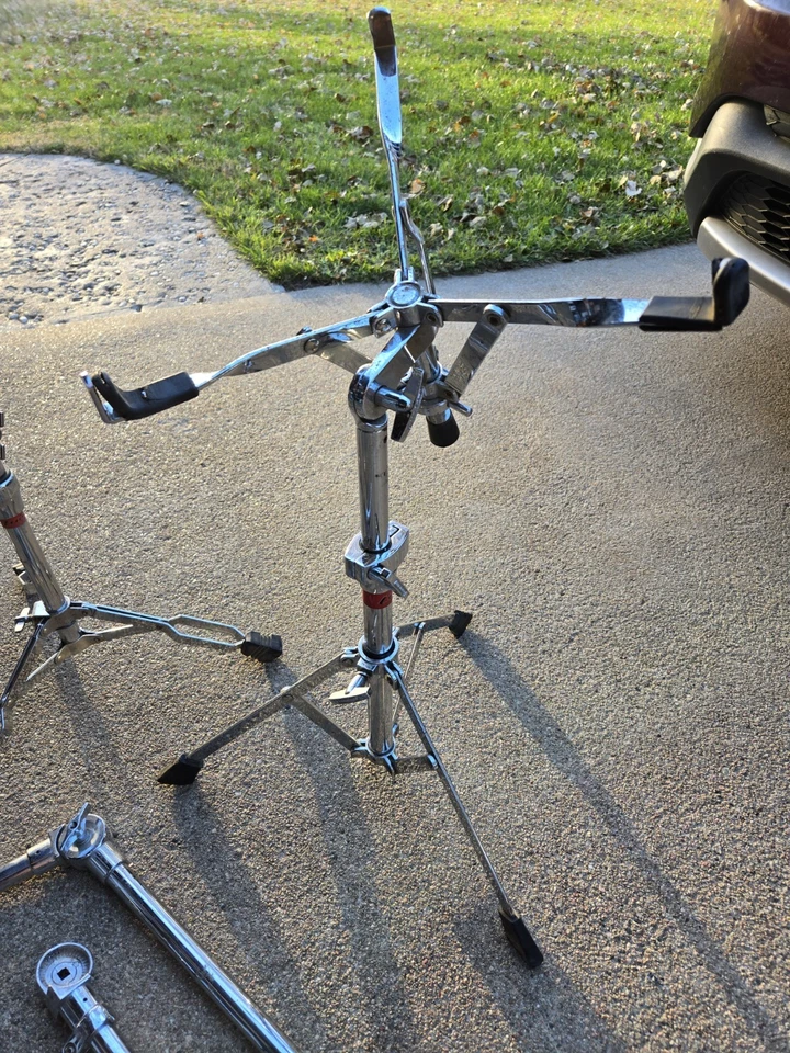 Lote de 3 Ludwig BackBeat? ¿Doble soporte? Caja Tambor Tom Stands Gibraltar Foto 2 de 4